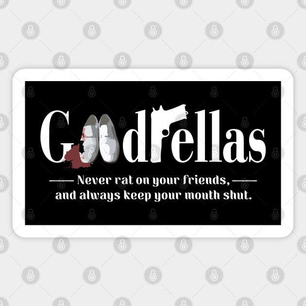 Goodfellas // Typography Fan Art Magnet by Trendsdk